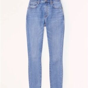 Abercrombie Curve Love High Rise Super Skinny Ankle Jeans